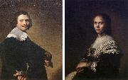 VERSPRONCK, Jan Cornelisz Portrait of a Man and Portrait of a Woman  wer china oil painting reproduction